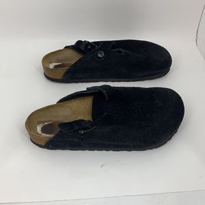 Birkenstock Papillio Boston Black Pattern Suede 37
